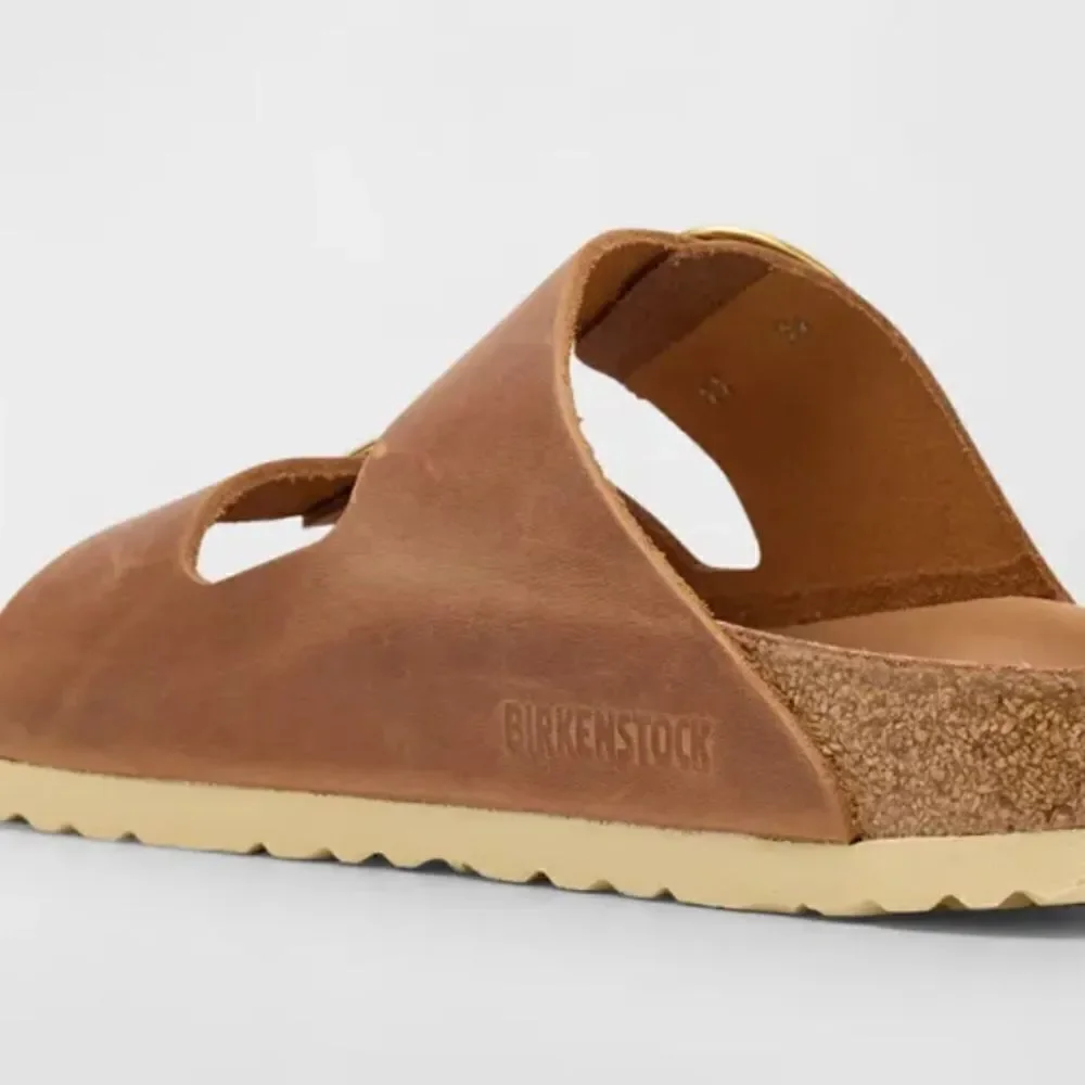 NWT BIRKENSTOCK Arizona Leather Dual-Buckle Slide Sandals EU 42 L 11 M 9 $175